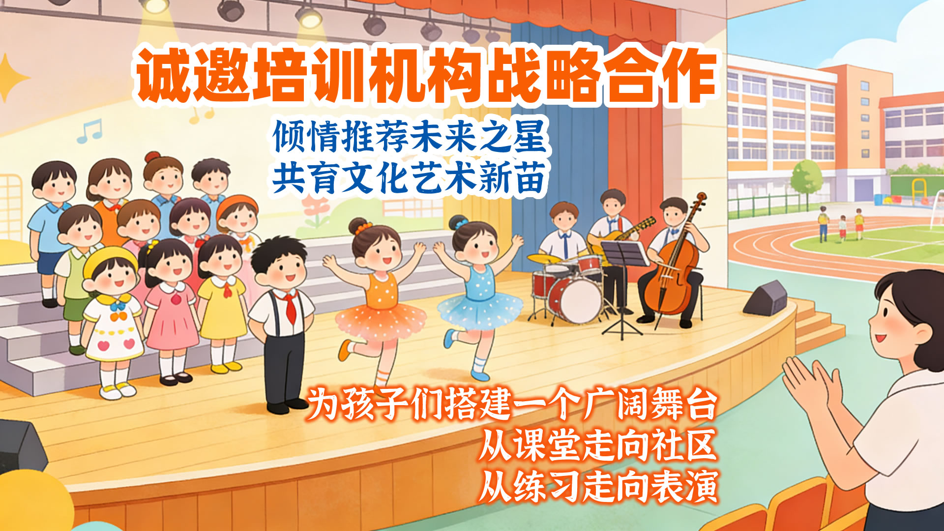 百姓大舞台诚邀培训机构战略合作